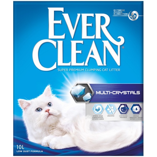 【寵物王國】EVER CLEAN藍鑽-【歐規】水晶結塊貓砂10L(9kg)【宅配免運】《限量》