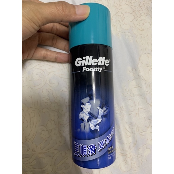 全新 Gillette 吉列 剃鬚膏 刮鬍泡 210g 薄荷味 效期2025/05