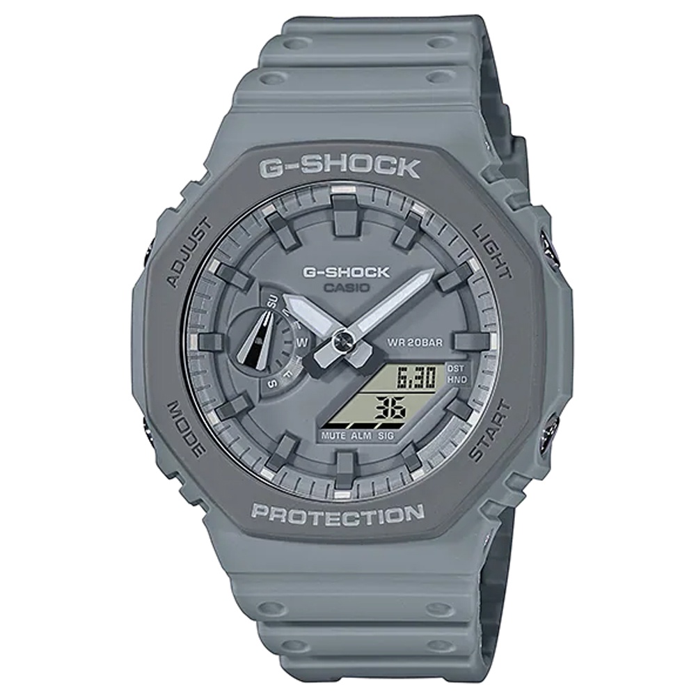 【聊聊甜甜價】CASIO G-SHOCK 農家橡樹 戶外時尚雙顯腕錶 GA-2110ET-8A