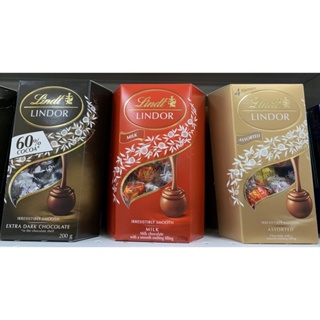 Lindt瑞士蓮 Lindor夾餡巧克力200g(牛奶巧克力、綜合巧克力、榛果牛奶巧克力、60%黑巧克力)