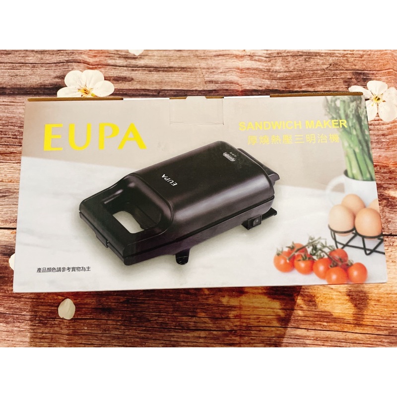 (全新) 燦坤 EUPA 厚燒熱壓三明治機 (三明治機 烤麵包機 鬆餅機 熱壓吐司) TSK-2056