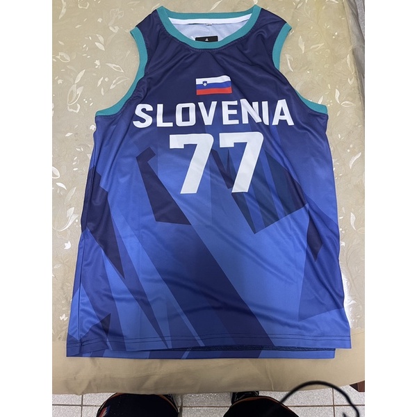 Luka doncic 歐洲金童斯洛維尼亞 slovenia國家隊籃球衣