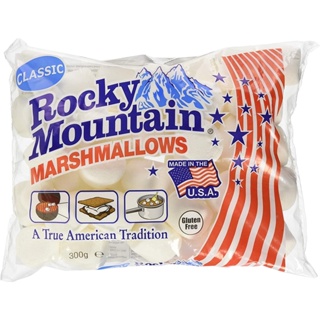 美國 ROCKY Mountain 棉花糖 經典口味 休閒 零食 甜點 點心 特白綿花糖 純白 特白棉花糖 雪Q餅雪花餅