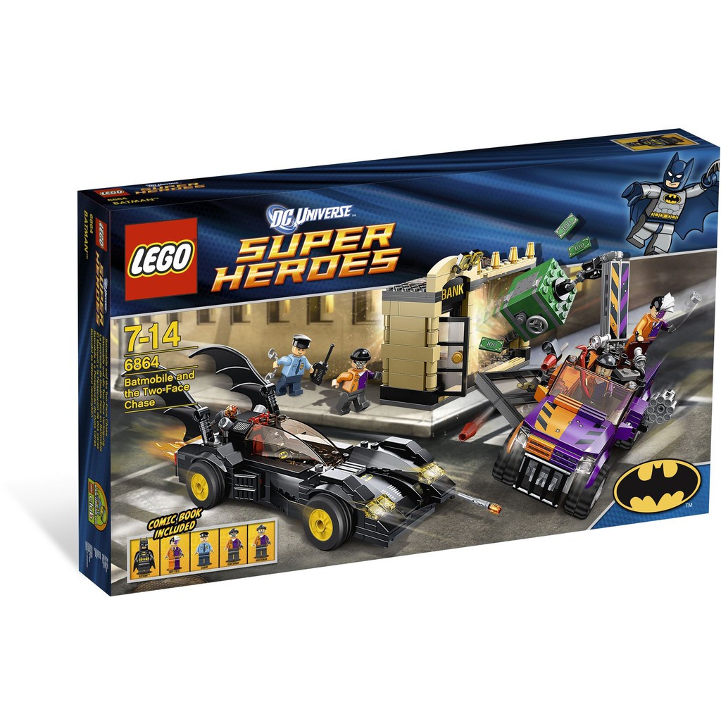 樂高 LEGO 6864 蝙蝠俠與雙面人 Batmobile and the Two-Face Chase ♡樂柔♡