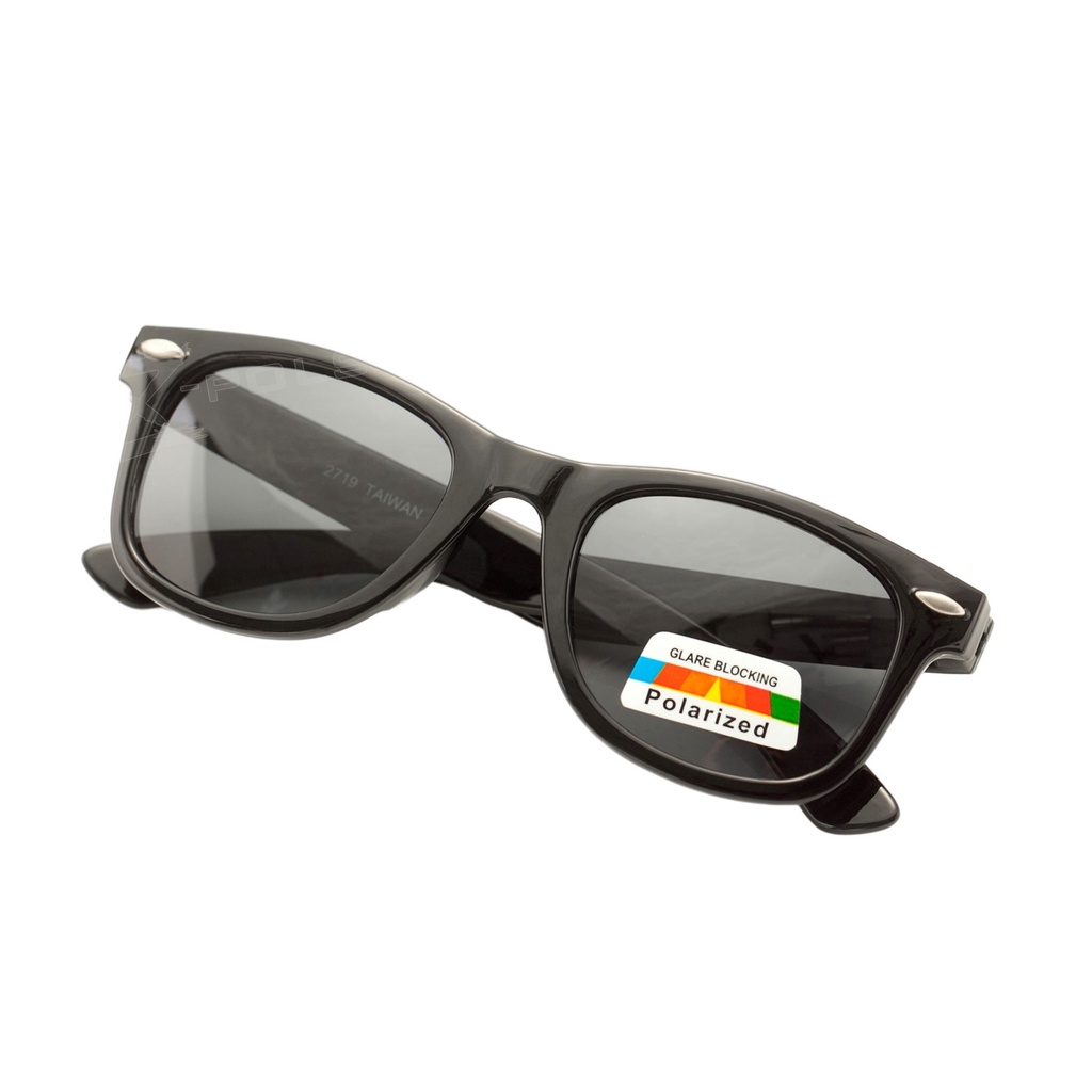 視鼎Z-POLS 兒童流行風格複刻版柳釘設計 嚴選古著POLARIZED偏光UV400太陽眼鏡，新上市,消光黑框