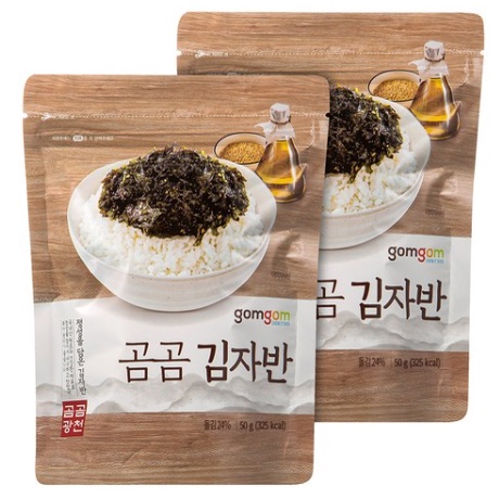 Gomgom 韓國調味紫菜乾 50g*2包
