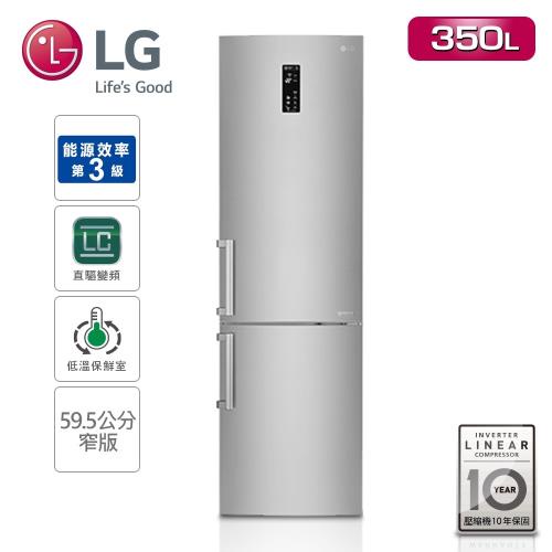 LG樂金350公升/直驅變頻/上下門冰箱/GW-BF386SV/銀色/十年保固/二手八成新/原$33900特$22800