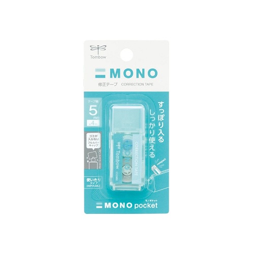 蜻蜓Tombow MONO CT-CM5 口袋型修正帶-藍