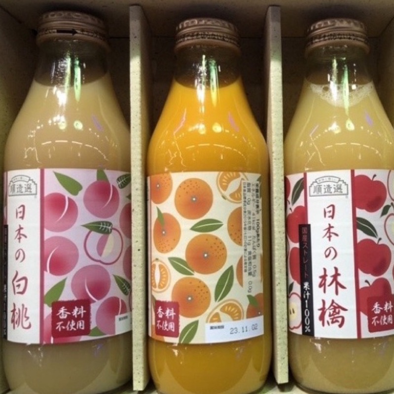 【日本原裝進口綜合果汁禮盒】缺貨中 蘋果 蜜柑 白桃 洋梨 4種不同口味果汁 組合而成的 禮盒 市面罕見