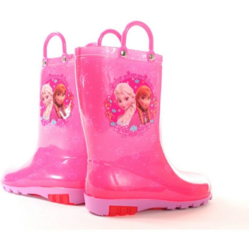 女童雨鞋 台灣製迪士尼冰雪奇緣正版長筒雨靴(FOKL04293)(206)
