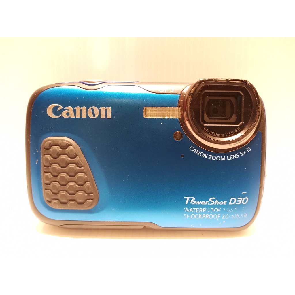Canon PowerShot D30 防水數位相機 GPS 25m潛水 2米防撞 防塵及 -10度抗低溫 28mm廣角