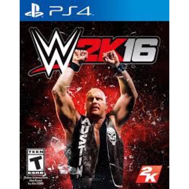 &lt;&lt;瑞比Rabbit電玩&gt;&gt;PS4 『 WWE 2k16』遊戲片，盒裝完整，正常遊玩，歡迎下單