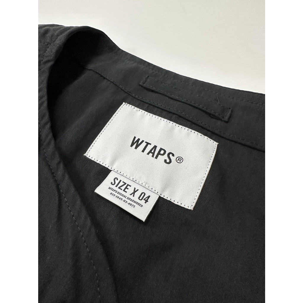AllenTAPS】WTAPS 22SS SCOUT / LS / NYCO. TUSSAH 長袖襯衫黑色XL號 