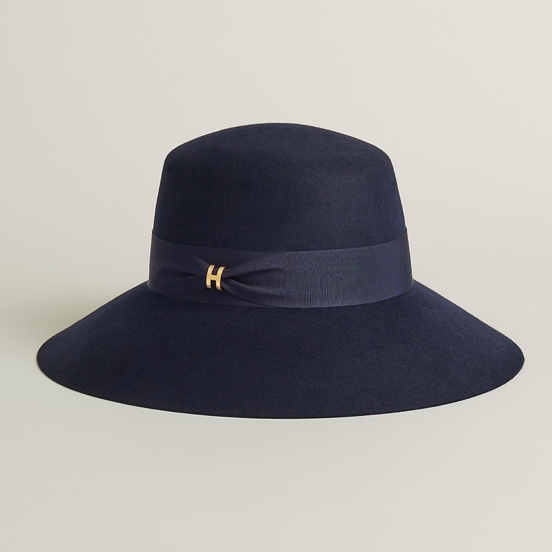 全新 Hermes FARRAH POP H HAT 帽子 高帽