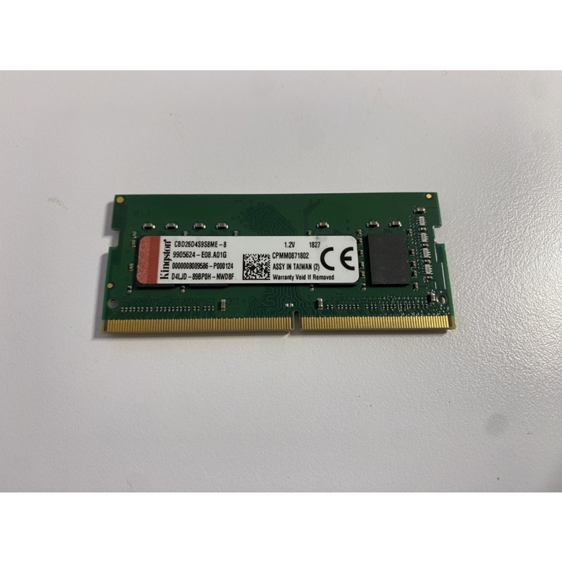 【二手】Kingston 金士頓 筆電記憶體 DDR4 2133 2666 8G 16G 筆記型電腦記憶體