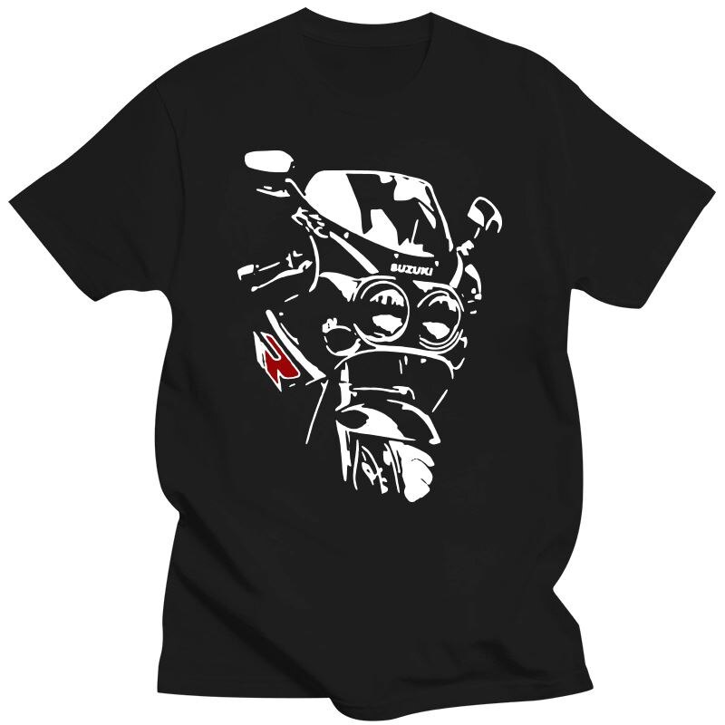 夏季純棉T恤T恤1100日本摩托車Gsxr 750 Gsxr Gsxr 1100 750 Gsxr Air Huile 