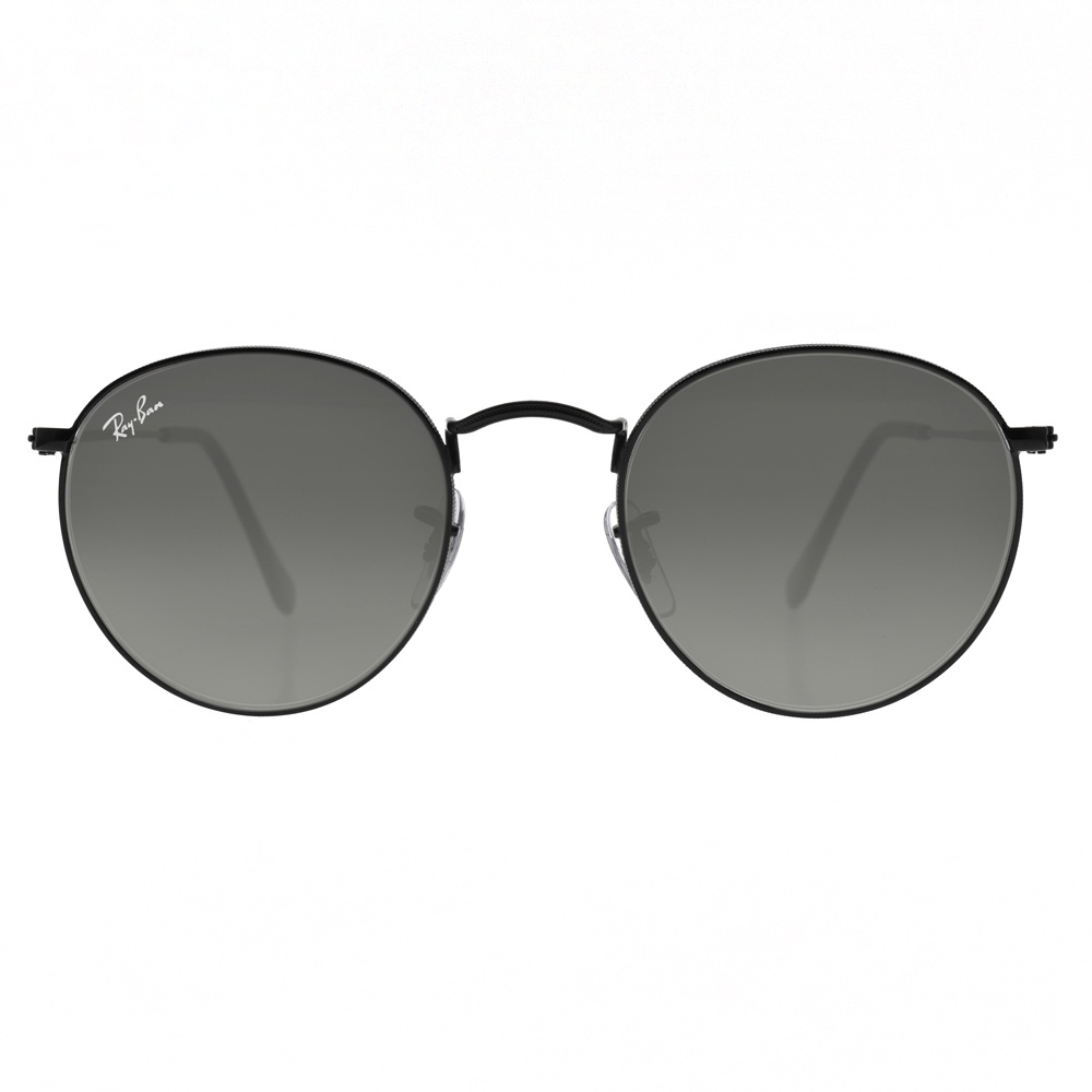 RayBan雷朋 RB3447N 00271-50mm 復古圓框款 ROUND METAL 墨鏡- 金橘眼鏡