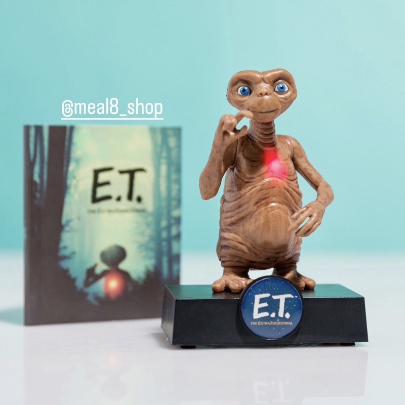 美國官方預購+現貨 環球 科幻電影 E.T. 外星人 ET 聲光 說話 雕像 公仔 發聲 玩具