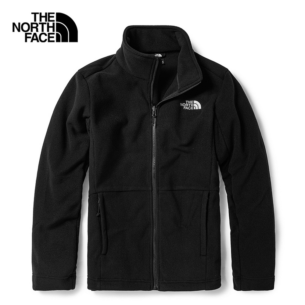 The North Face 男 刷毛外套 黑-NF0A5AUYJK3