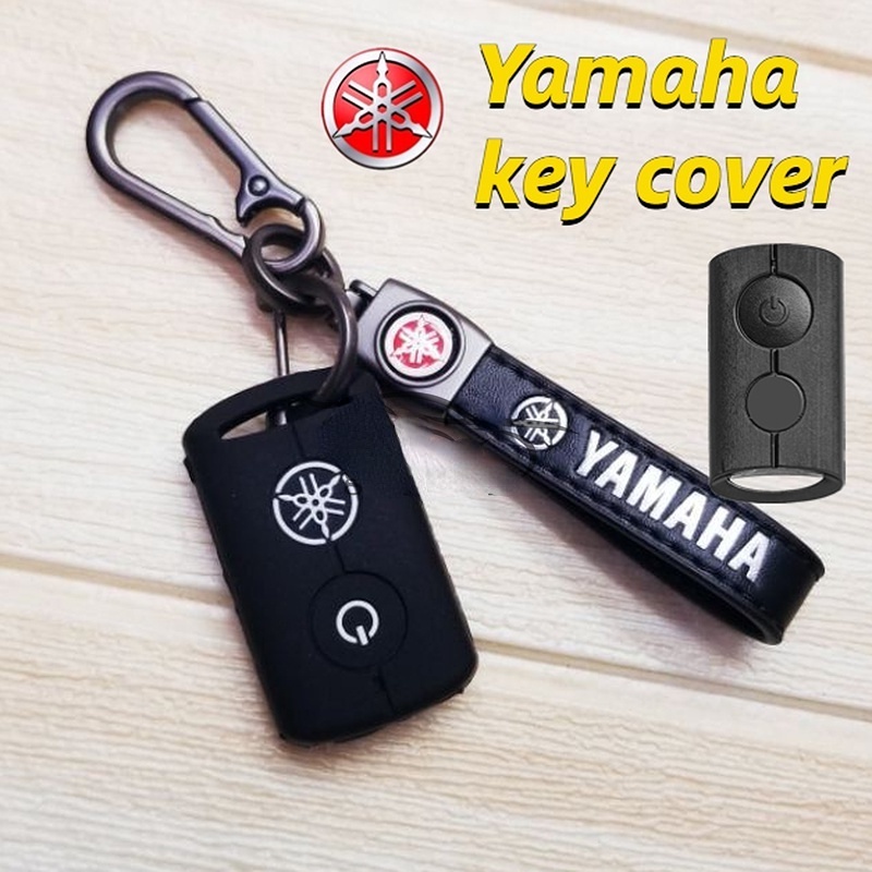 Klnu Yamaha Nmax Xmax NVX Mio Aerox S 矽膠無鑰匙鑰匙套遙控鑰匙矽膠套套摩托車車鑰匙