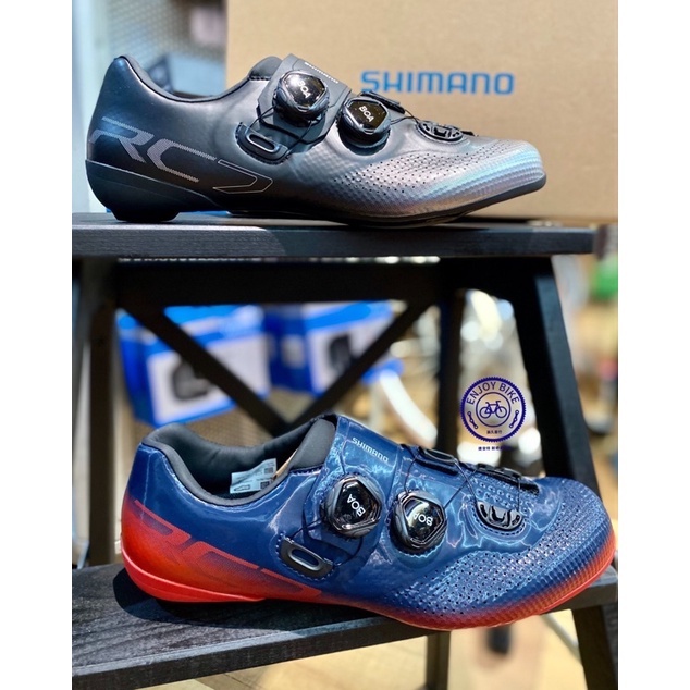 【SHIMANO】SH-RC702 2022 NEW 公路車競賽級碳纖底卡鞋 黑/白/紅  『拜客先生 』