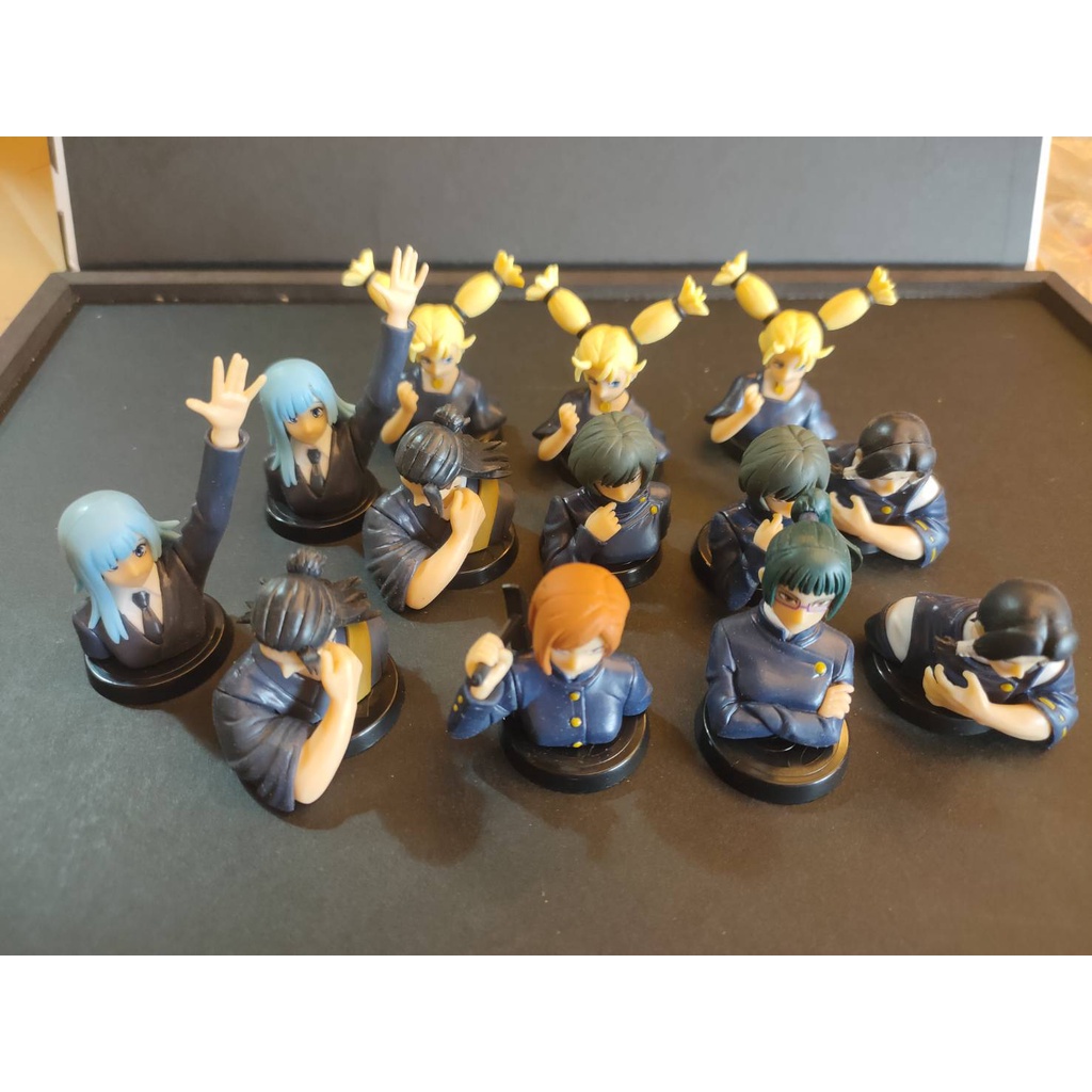 中古品 日版 咒術迴戰 巧克力蛋公仔 加茂憲倫 薔葳 禪院真希 禪院真依 夏油傑 三輪霞 西宮桃