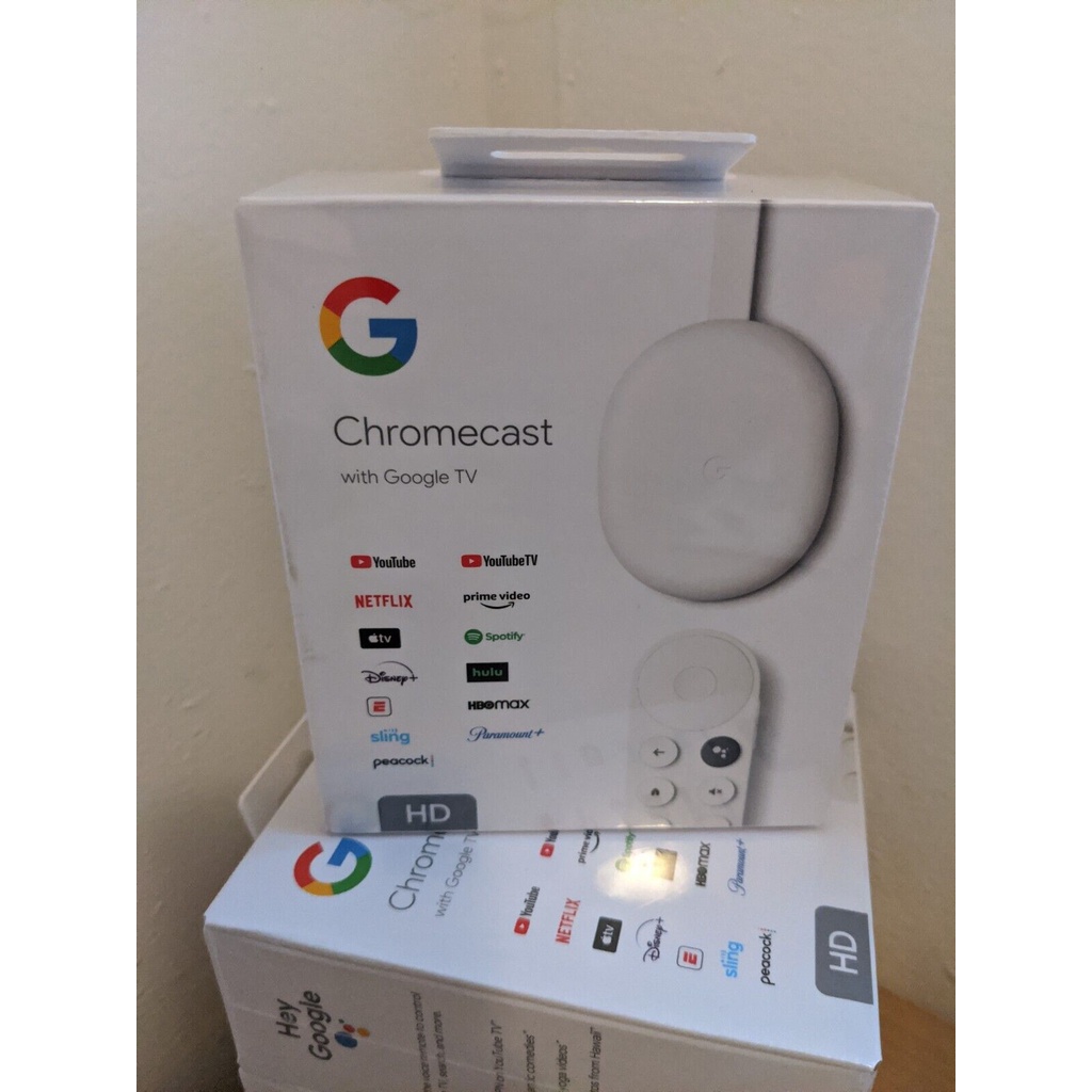 【特價】Google Chromecast 2022最新第4代 with Google TV HD版 全新現貨未開封