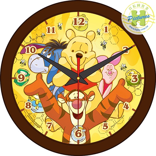 玩得購【P2 時鐘】迪士尼 小熊維尼時鐘拼圖168片 HPD0168-003