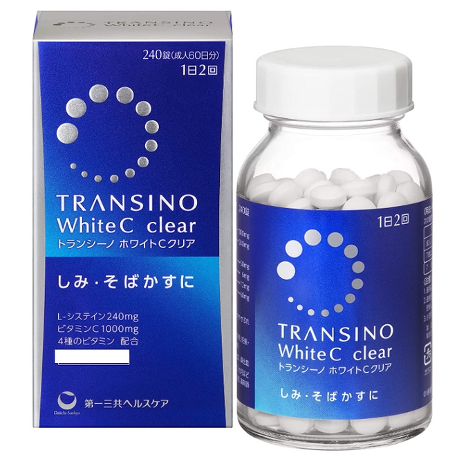 新品 現貨不用等👍 新版 TRANSINO White C clear 240錠 第一三共