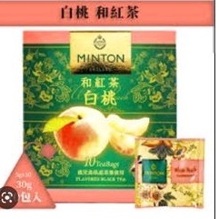 日本 MINTON 和紅茶 白桃 白桃紅茶 單包 2g