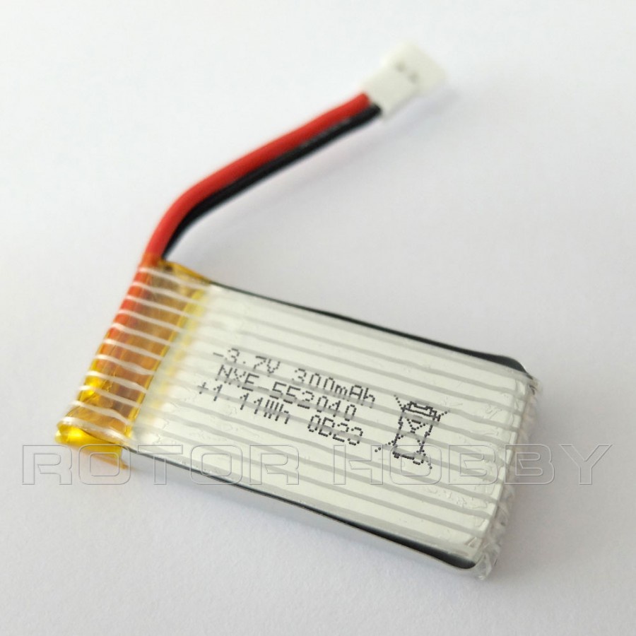 (大樹的家): 1s 3.7v 300mah 20c小白頭大容量高倍率鋰電池v911s/ k100/GS881專用大特價