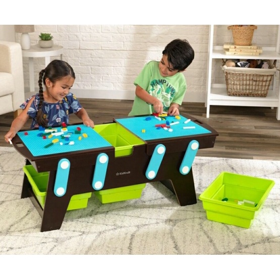 私訊詢價👈COSTCO好市多 KIDKRAFT 積木遊戲收納桌(無盒裝) 九成新 積木玩具