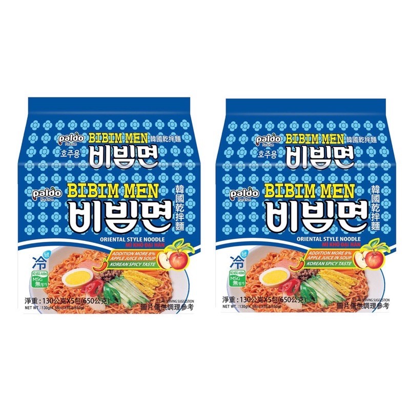 八道 Paldo 韓式香辣冷拌麵(5入/每袋)  2袋組