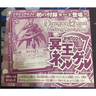 勇者鬥惡龍Dragon Quest Trading Card Game(TCG) PR-021 冥王DQX