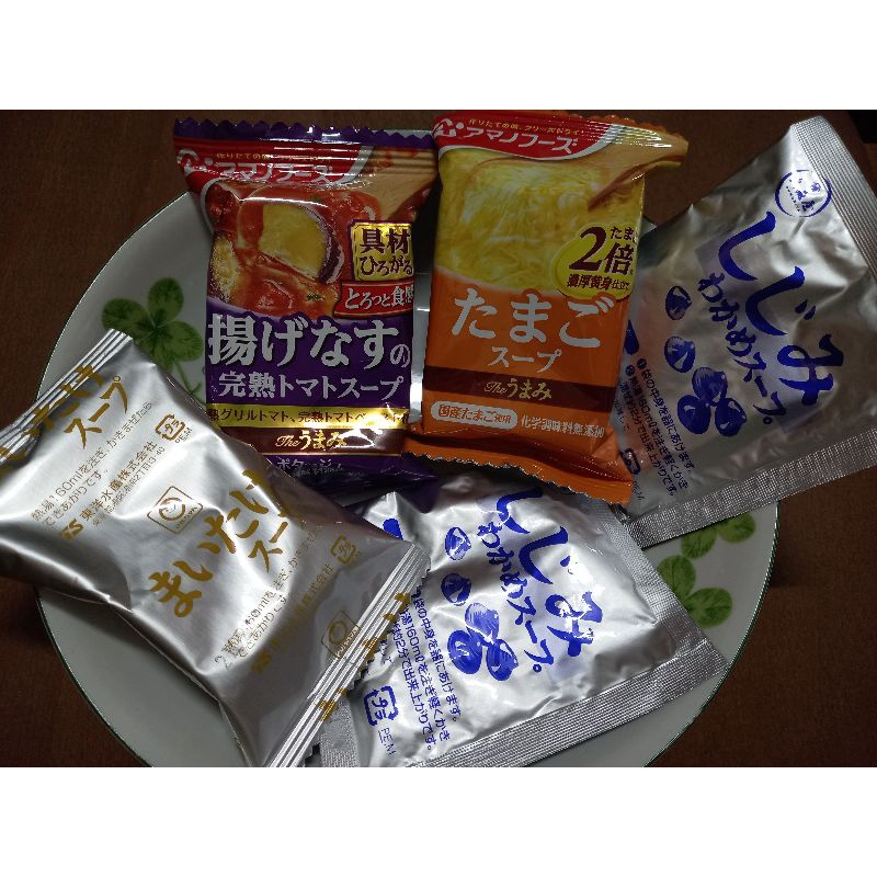 ✴️現貨📍單包🇯🇵日本即食湯🥣東洋水產🍄舞菇蛋花湯 /日本好市多限定 大森屋 蜆貝海帶湯