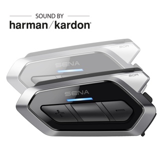 【SENA】50R 網狀對講通訊系統/安全帽專用藍牙耳機 (雙包裝) 最新Harman Kardon版 送專用夾具組