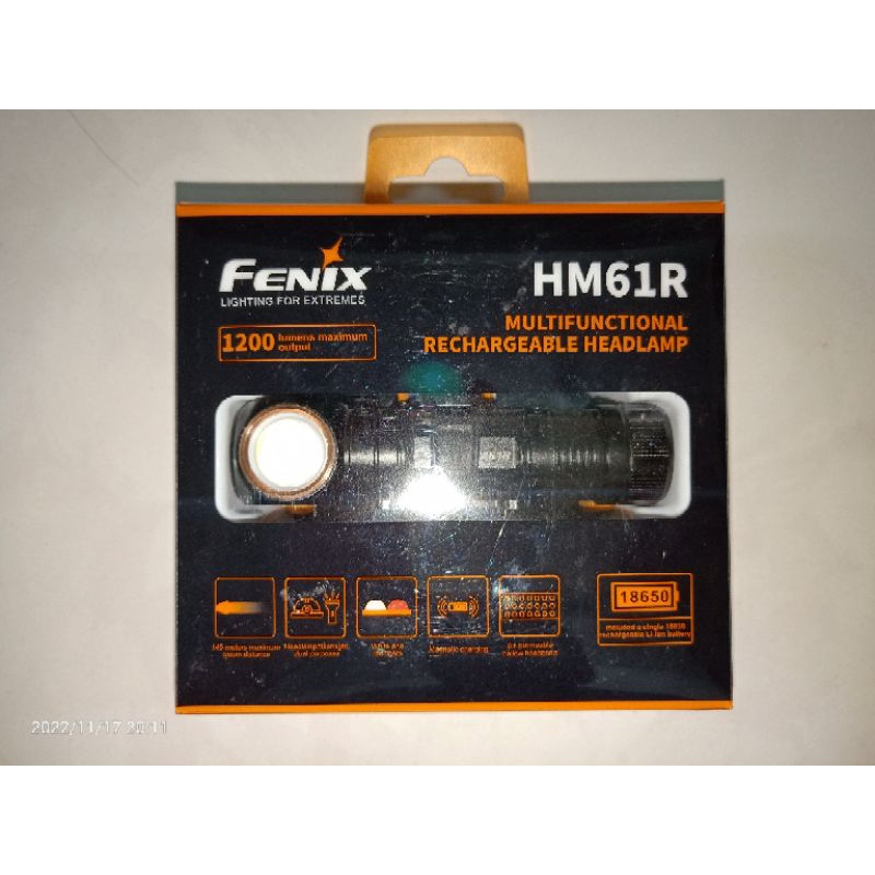 FENIX 多功高性能充電頭燈 / 紅白雙光源 / 磁吸充電 / HM61R