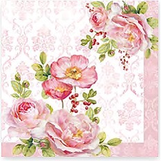 粉色浪漫HL186高級進口餐巾紙一張33*33cm
