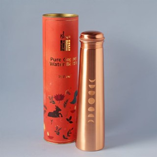 💛【Isha Life】月亮純銅水壺 新款上市 淨化飲用水 印度原裝- Moon Copper Bottle 750ML