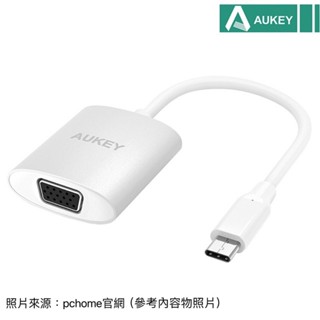 AUKEY Type C to VGA 鋁製外殼轉接器-A版-CB-C38（全新）