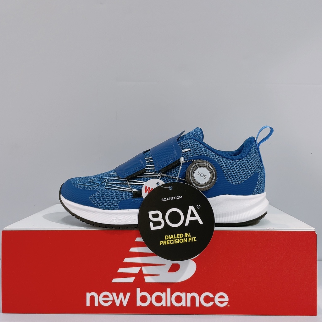 New Balance NB 中童 藍色 BOA 旋轉鈕 寬楦 舒適 運動 休閒鞋 PTRVLBB3