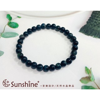 Sunshine享樂『事半功倍』天然虎眼石 藍色虎眼石 藍虎眼 虎睛石 天然水晶礦石 手串 手鍊