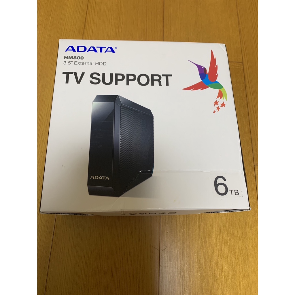 [二手便宜賣]ADATA HM800 6TB 3.5吋外接硬碟(原廠保固)盒裝