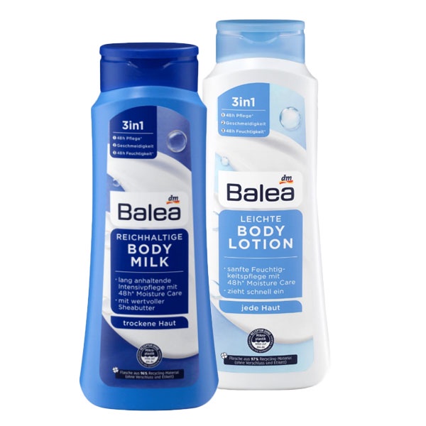 德國 Balea 48小時 潤膚保濕身體乳 400ml 乳液 身體乳 保濕身體乳 保濕乳液 潤膚 保濕