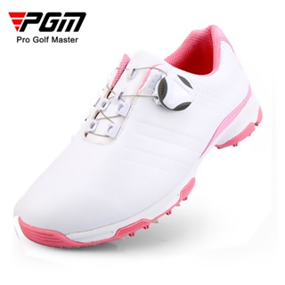 PGM 高爾夫球鞋 女士運動鞋 golf 防滑防水鞋 旋扣鞋帶球鞋 - XZ115