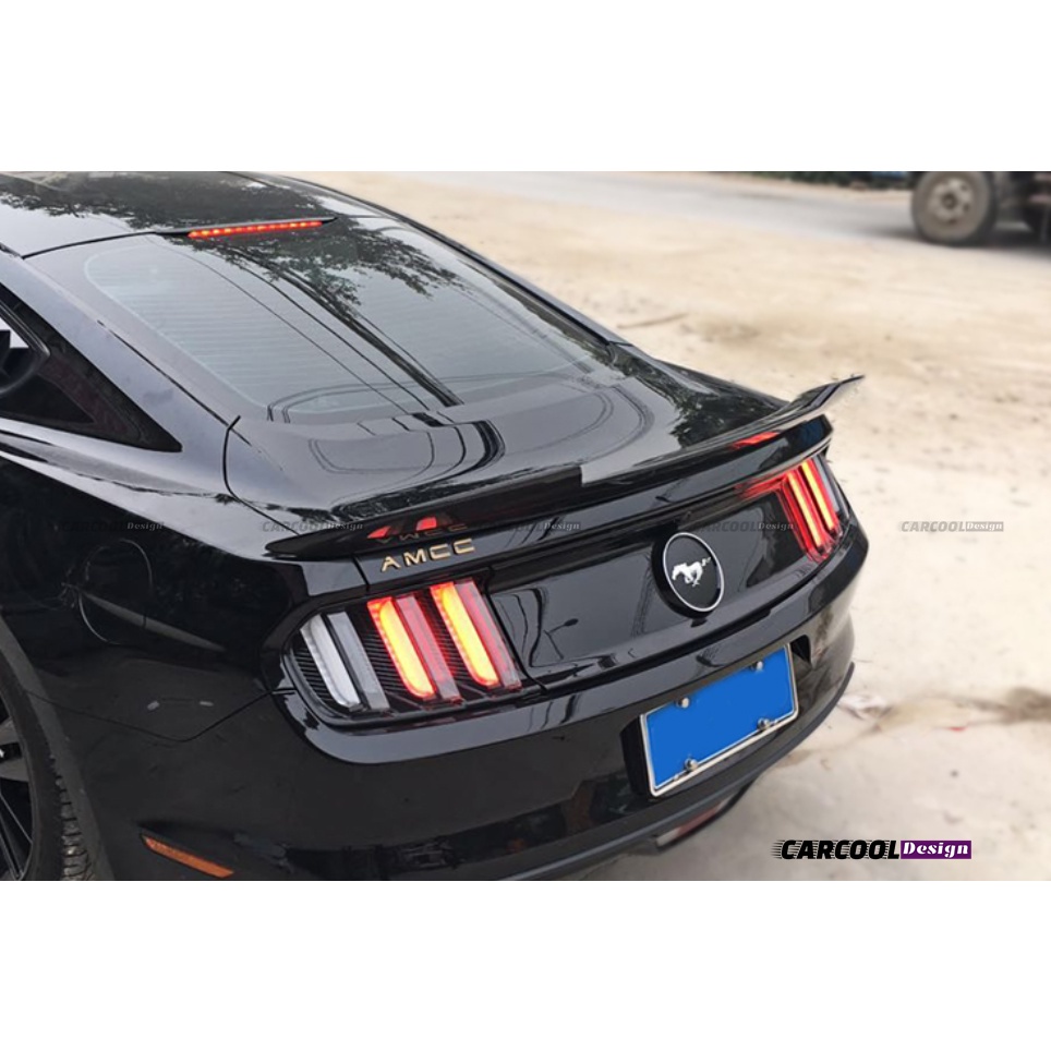 （全台可安裝）Mustang野馬15-20年 升級高品質碳纖維MMD款大尾翼專用尾箱蓋翼