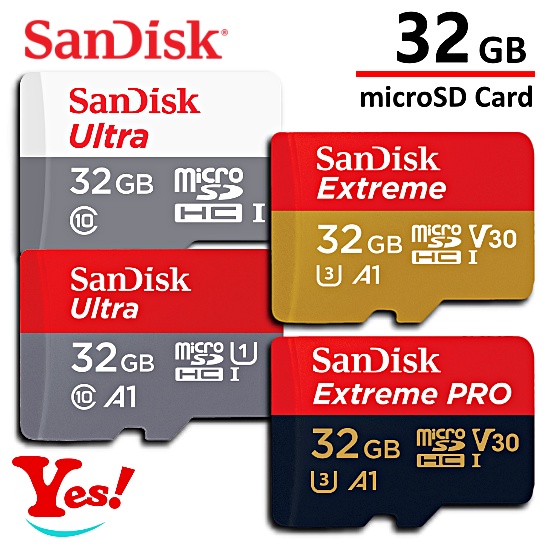 【Yes！公司貨】A1 SanDisk microSD Ultra Extreme PRO 32G/GB 手機 記憶卡