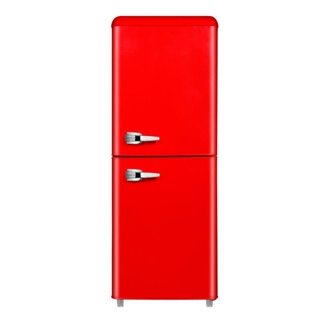 志高(CHIGO) 彩色復古冰箱小型雙門網紅美式小冰箱可愛
