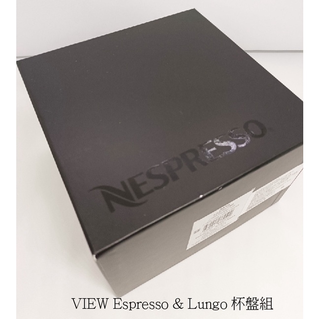Nespresso VIEW ESPRESSO &amp; LUNGO全新透明玻璃咖啡杯盤 Origin Lungo 雙層陶瓷杯