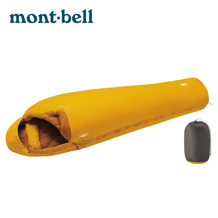 【mont-bell 日本】羽絨睡袋Seamless Hugger 800FP  登山睡袋 向日葵黃